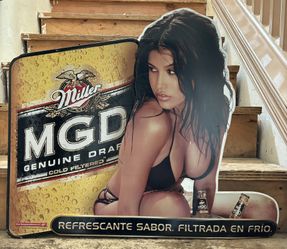 2003 Metal Miller Sign