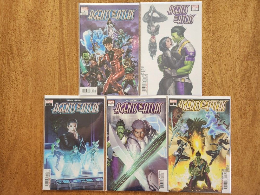 Agents of Atlas (2019) #1-5 Complete Set