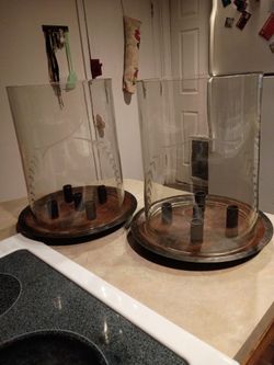 Hurricane candle holders