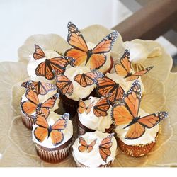 New- Edible Butterflies Assorted Set of 15 Quantity: 2 packs of 15 each