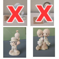 Mint condition Precious Moment figurines. $10 each.
