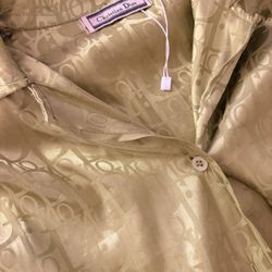 Authentic Christian Dior Button Up 