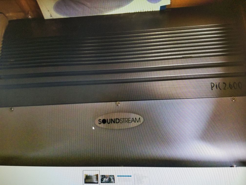 Soundstream amp picasso series 600 watts.