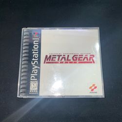 Sony PlayStation Metal Gear Solid With Registration Card