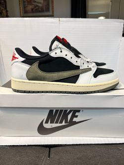 Nike Jordan 1 Low Travis Scott Olive OG SP Size 9 Men