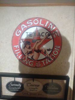 Vintage Texaco Gasoline Sign