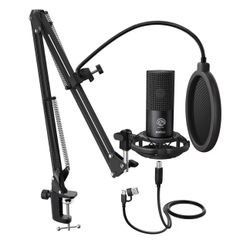 Microphone Kit Recording Podcasting YouTube Vocal Gaming Streaming-T669