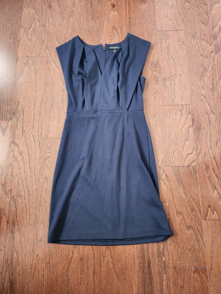 Navy Blue Dress XXS Banana Republic