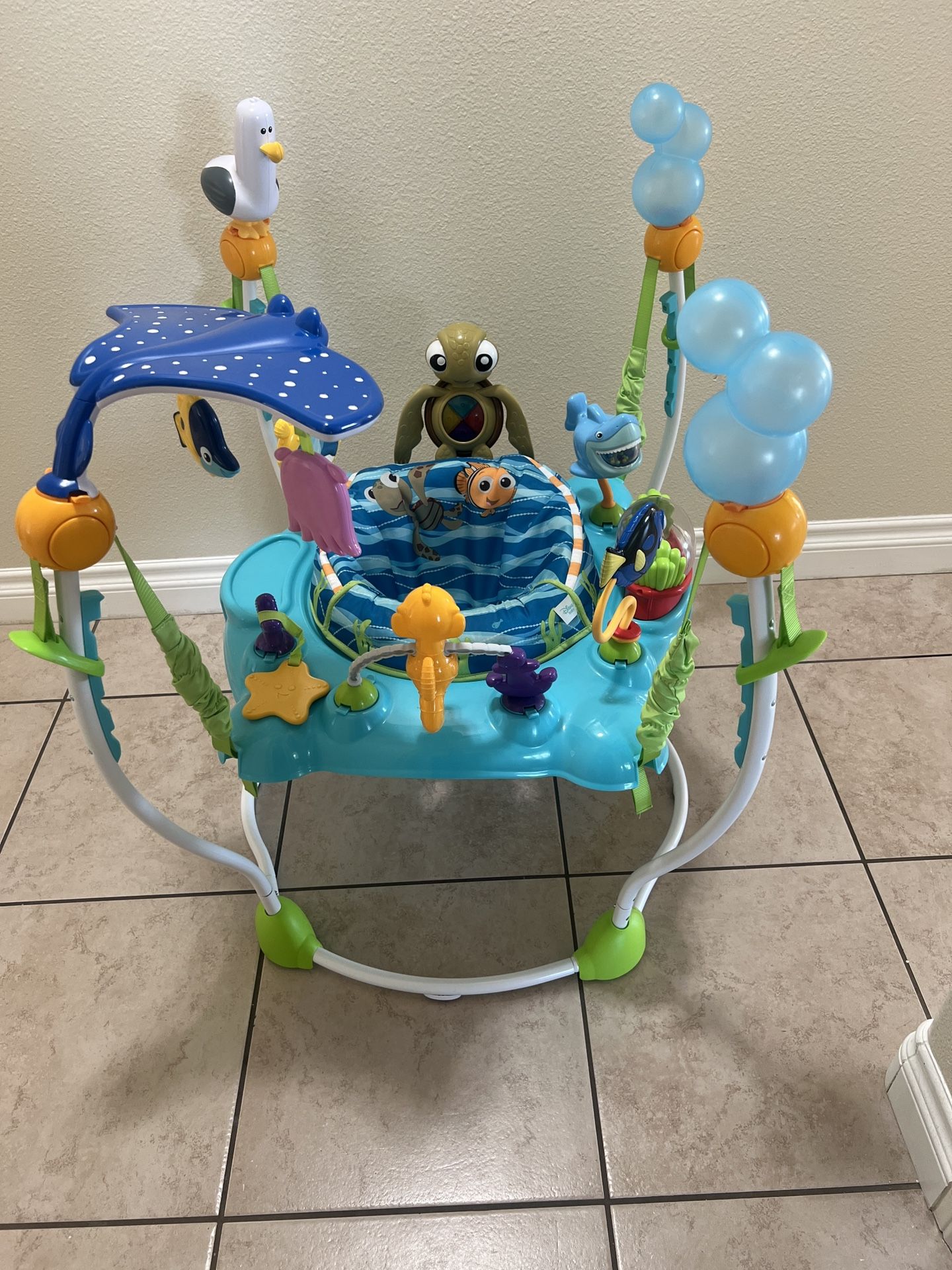 Disney Baby Finding Nemo Sea Of Activities Jumper