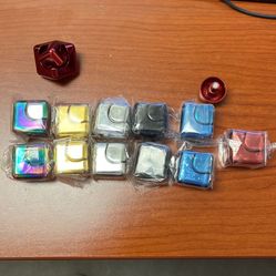 Metal Cube Fidget Spinners/Tops