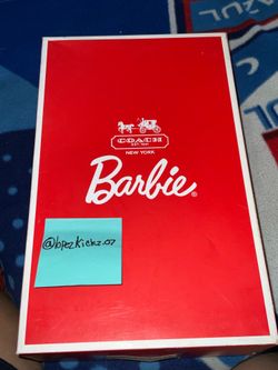 Barbie Collector Coach New York Gold Label Doll 2013 X8274 COA Stand Set