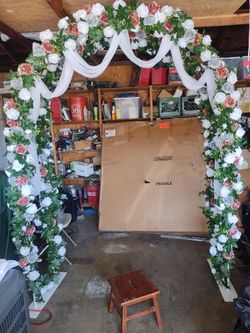 Decorated Wedding Arch