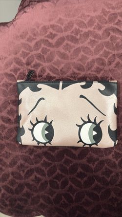 Betty Boop X Ipsy.  Makeup bag, small pink Black sequin pouch.