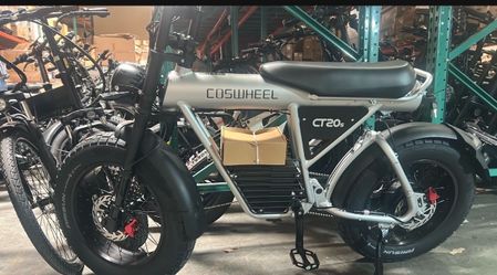 COSWHEEL CT20S Electric Bike - 60V 1500W Motor, 27.5Ah Battery, 20" Fat Tires, 40MPH, Dual Suspension, Shimano 7-Speed