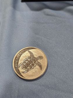 2013 Fiji $2 Taku Hawksbill Sea Turtle 1oz/.999 Fine Silver