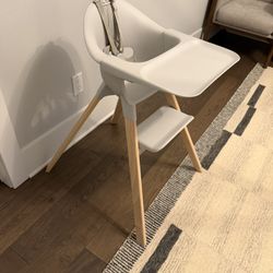 Stokke Clikk Highchair All In One With Tray and Harness - Cloud Gray
