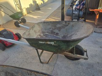 Metal wheelbarrow