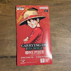One Piece - Carrying On His Will OP13 Sleeved Booster