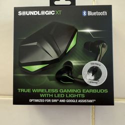 BLUETOOTH TRUE WIRELESS GAMING EARBUDS WITH LED LIGHTS