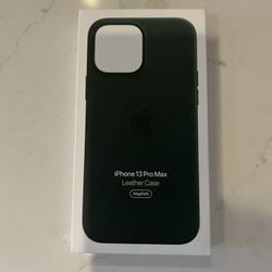 iPhone 13 Leather Case.