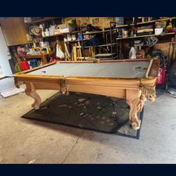 American Heritage Slate 8” Pool Table Billiards Mesa De Billar