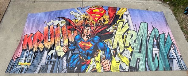 Superman Bounce House 13ft Art Panel (Panel Only!)
