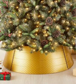 New In Box (28” X 9.2”T) Hammered Gold Tree Collar $25 (#C-120) 