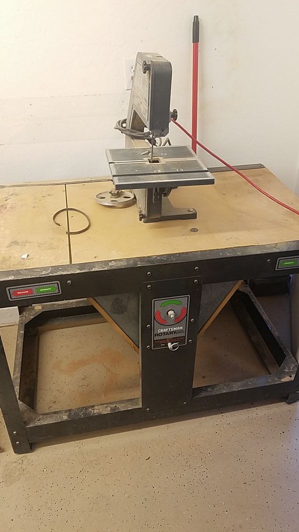 craftsman rotary tool bench, work bench for sale in mesa