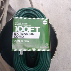 Iron Forge Extension Cord 100'New. 