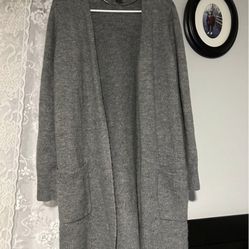 Loft brand womens gray cozy cardigan