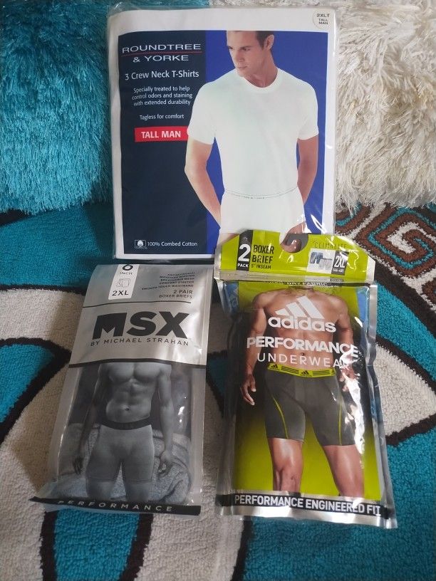 Men's Crew Neck T-shirt & Boxer Briefs