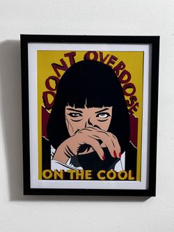 Pulp Fictions Mía Wallace Don’t Overdose On The Cool Print