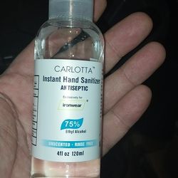 New Fresh Carlòtto 4 Ounce Instant Hand Sanitizer/antiseptic 