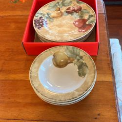 Set Of Cheri Blum 222 Fifth Cortland Dinnerware