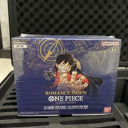 OP 01 ROMANCE DAWN ONE PIECE BOOSTER BOX (white bottom)