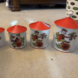 Vintage Arnart Canister Set 