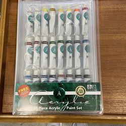 Acrylic Paint Set 24 Puwcw