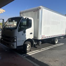 2019 HINO 155 Diesel BOX TRUCK 166,k Miles!!! CLEAN TITLE!!!  16’ft Box!!!!!