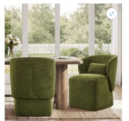 NEW Spruce & Spring Green Rolling Dining Chairs, $225 for Both