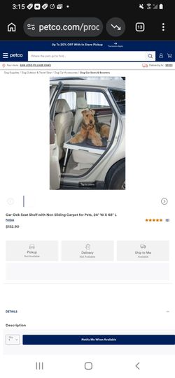 Pet back seat deck-  https://offerup.com/redirect/?o=Y2FyLWRlay5jb20=
