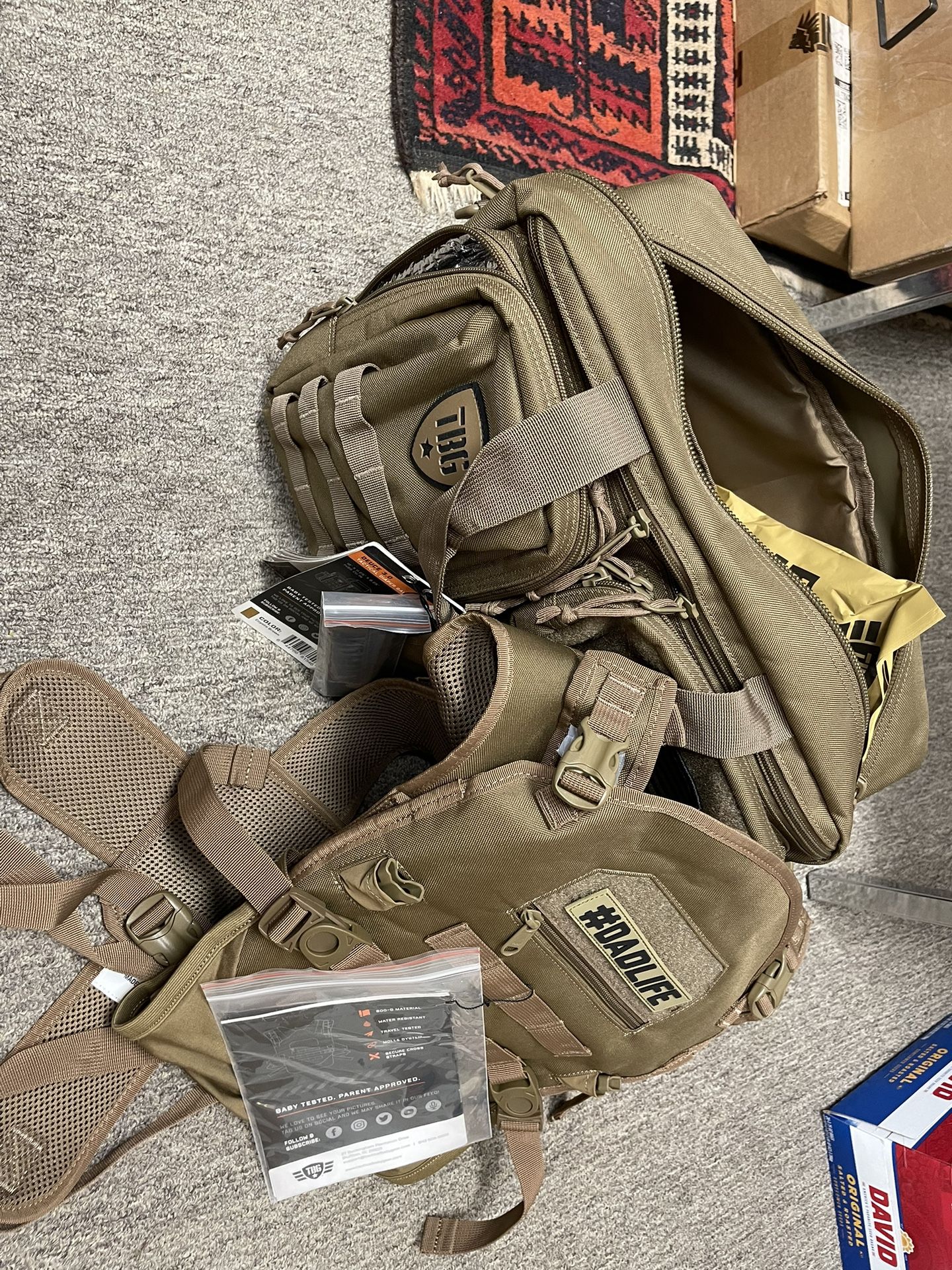 Tactical Baby Gear diaper Bag And Baby Carrier 