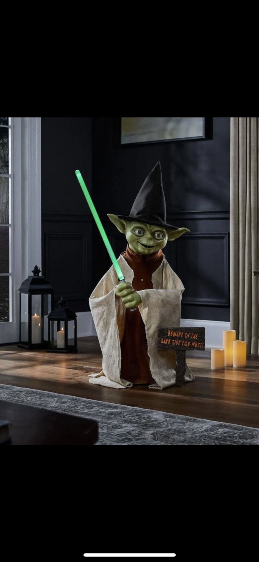 New! 3.5ft Yoda Christmas/Halloween Animatronic