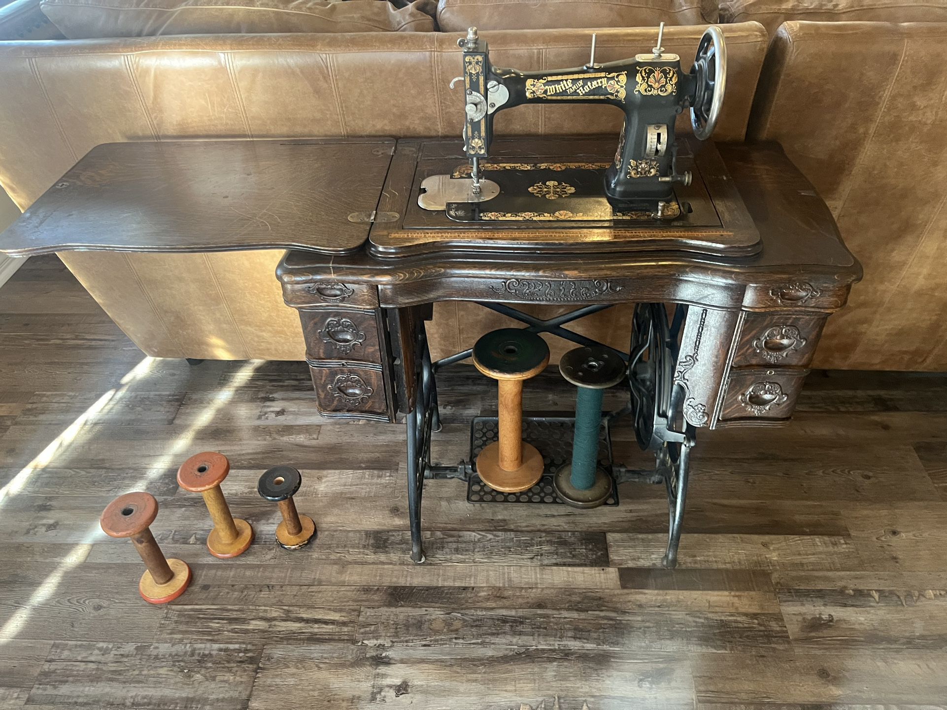 White Family Rotary Antique sewing machine 