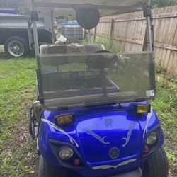 Yamaha Golf Cart Nice Condition Has Batteries And Charger Needs Controller  Come Get It  Today For $350 Also I Have Lawn Mower Trailer New Tires  $250