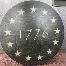 13 Star Flag Distressed American Flag 1776