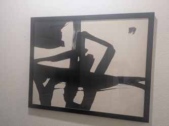 Framed Abstract Wall Art.