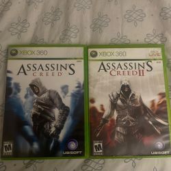 Assassins Creed 1&2 For Xbox 360