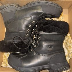 UGG Butte Boot Black Mens Size 10 5521-BLK
