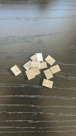11 - 1 gram Silver Valcambi Bars