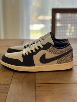 Nike - Air Jordan 1 Low SE Men's Shoes (Sail/Deep Pewter/Gamma Grey/Game Royal)